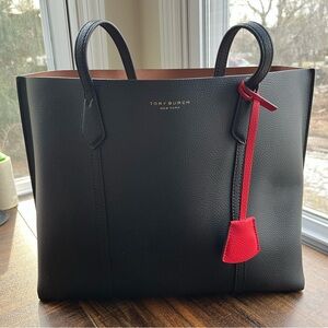 Tory Burch Perry Triple Compartment Leather Satchel